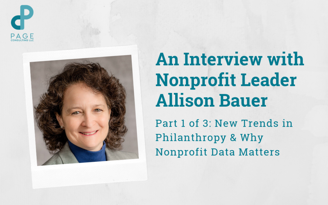 Allison Bauer Talks New Trends in Philanthropy & Why Data Matters